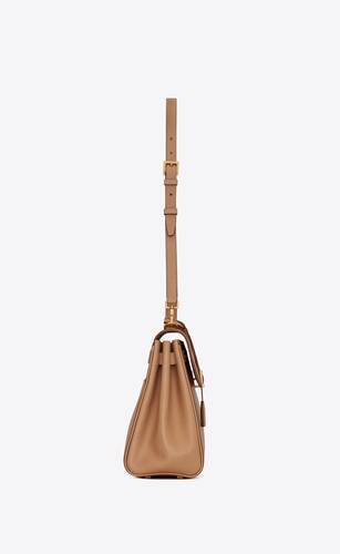 Le Fermoir top handle bag in vintage smooth leather | Saint Laurent ...