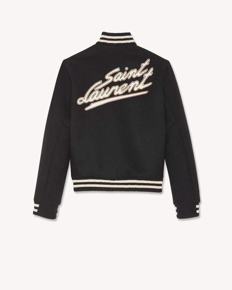 Saint Laurent テディ ウール ジャケット M-eastgate.mk