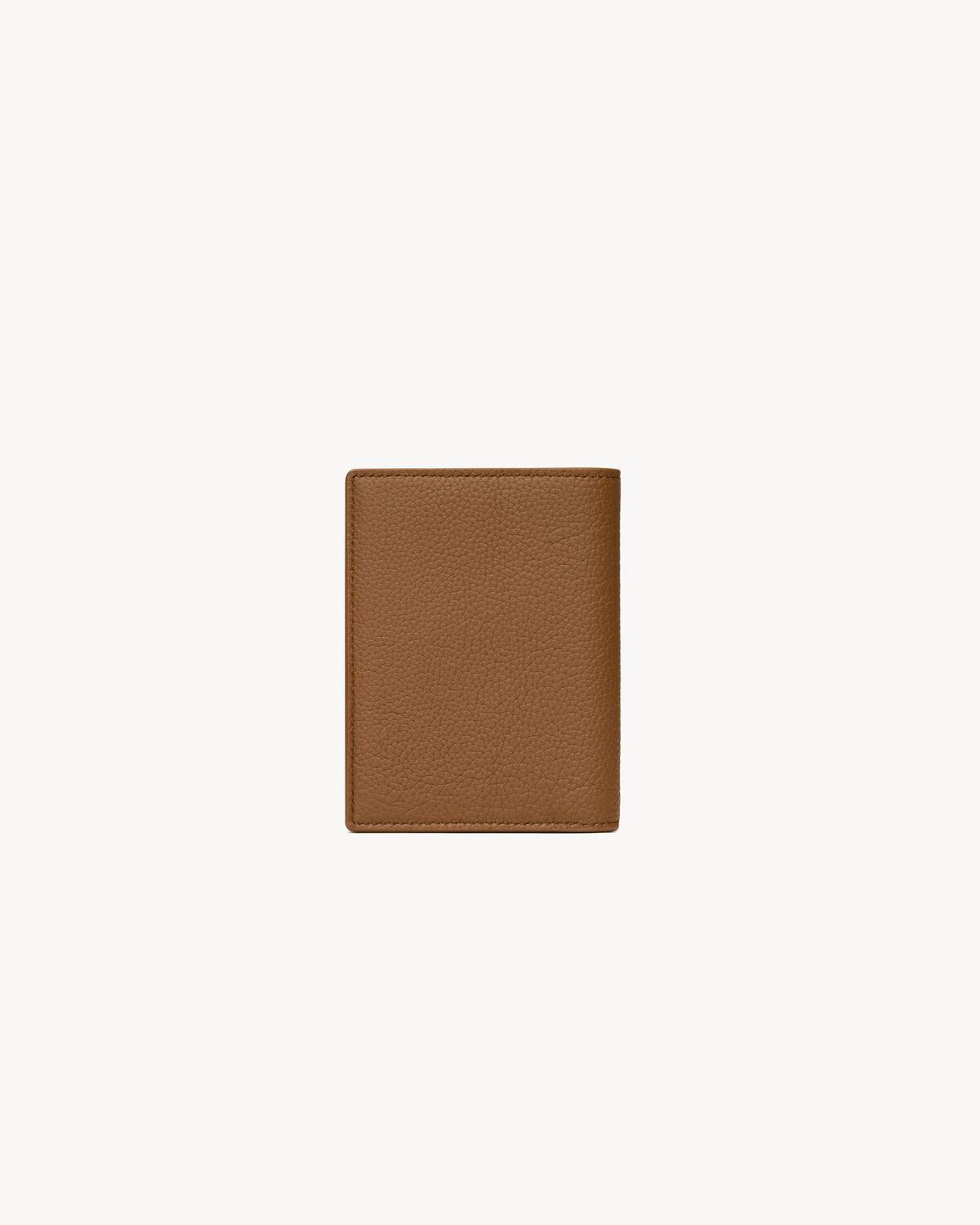 CASSANDRE SHADOW SAINT LAURENT credit card wallet in grained leather