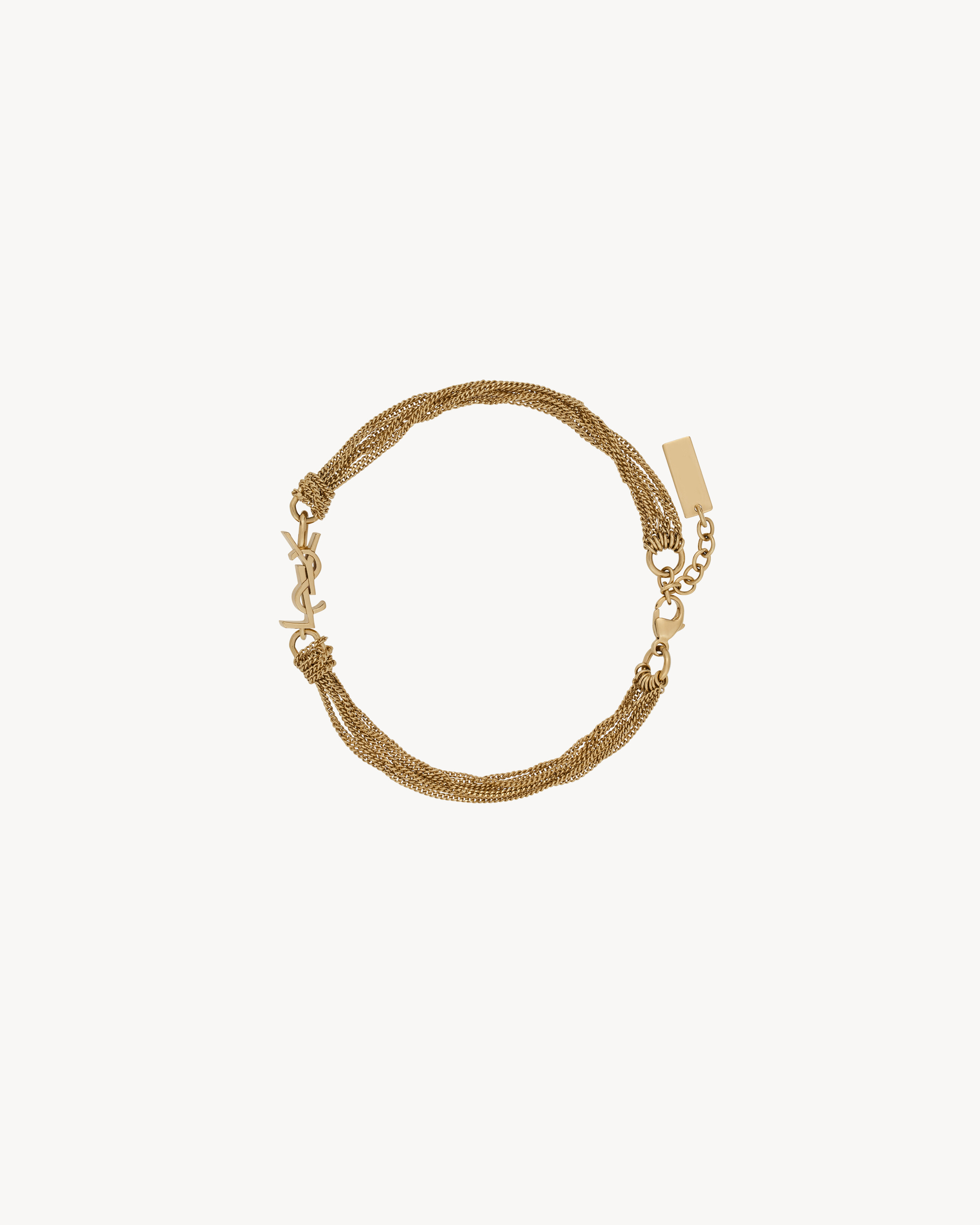 CASSANDRE tassel bracelet in metal