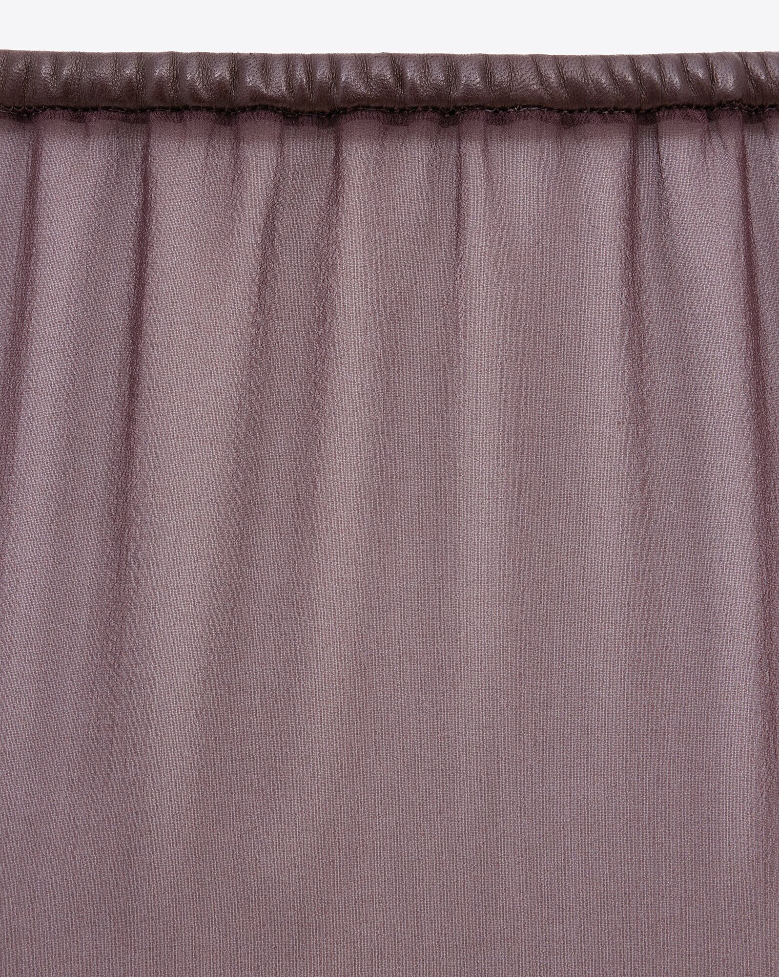 skirt in knit and lace