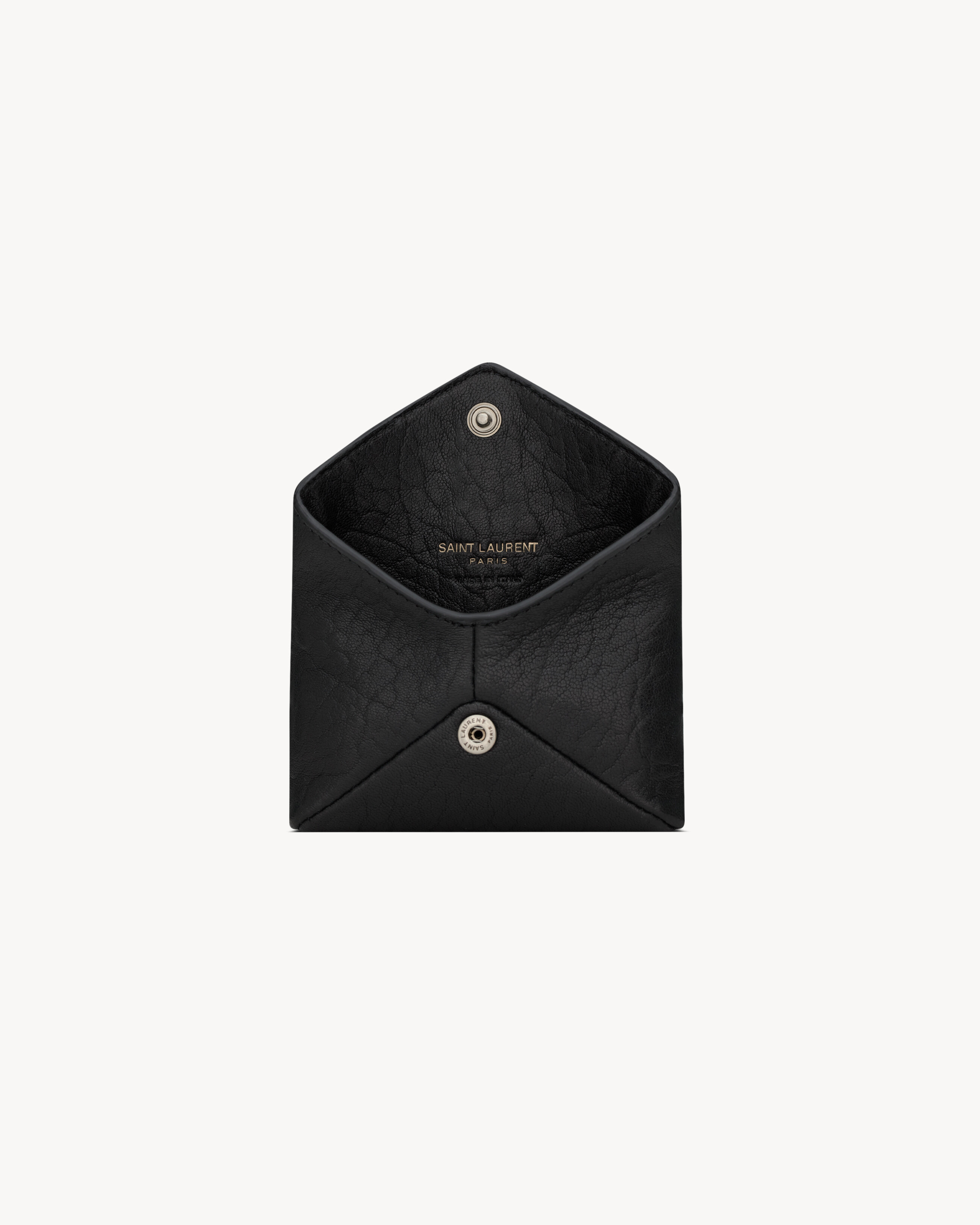 CASSANDRE envelope key case in grained leather