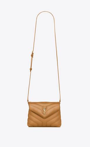 loulou toy strap bag in quilted "y" leather