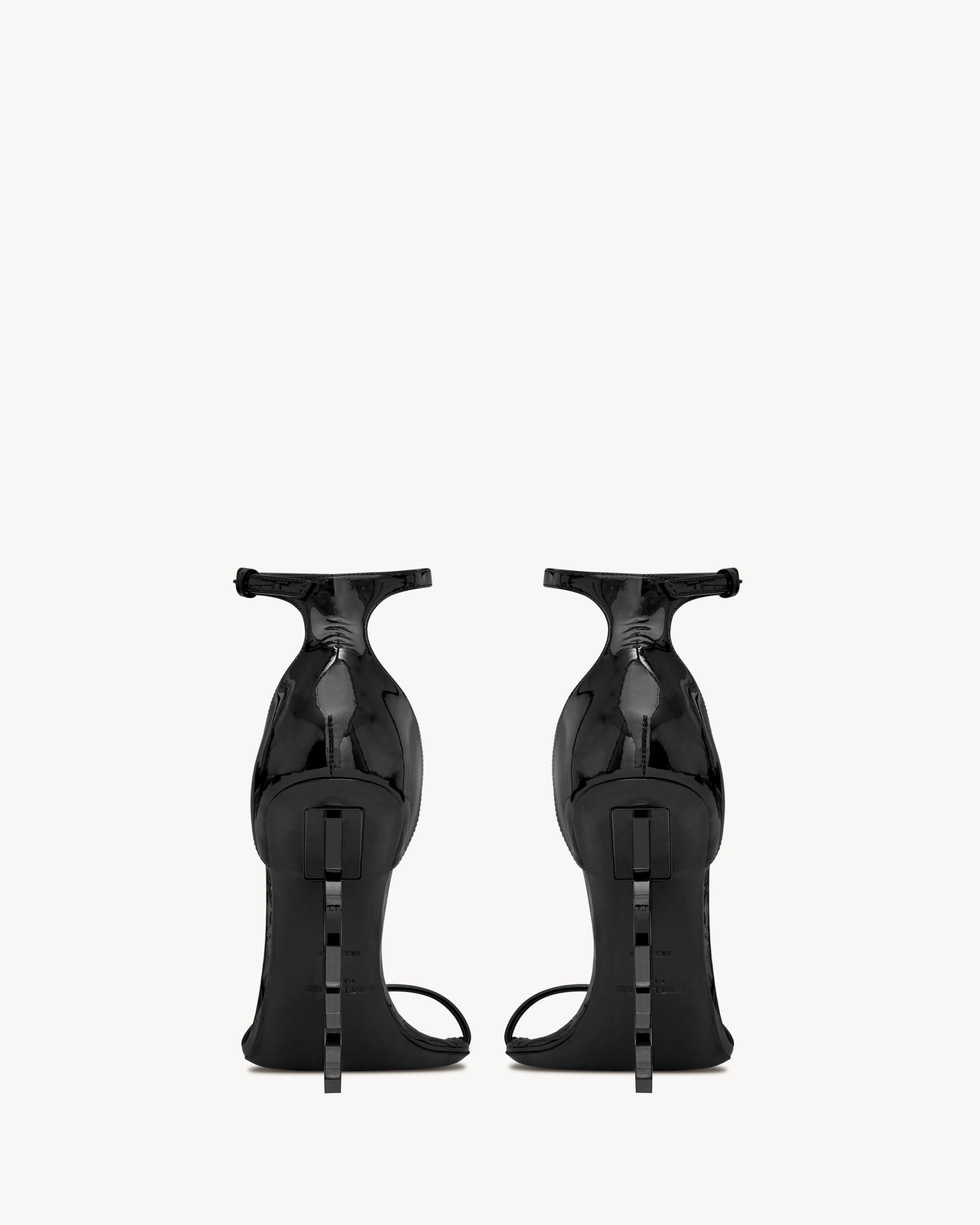opyum sandals in patent leather 