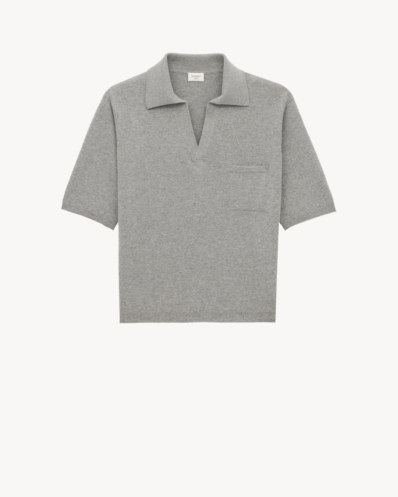 CASSANDRE polo shirt in wool | Saint Laurent | YSL.com