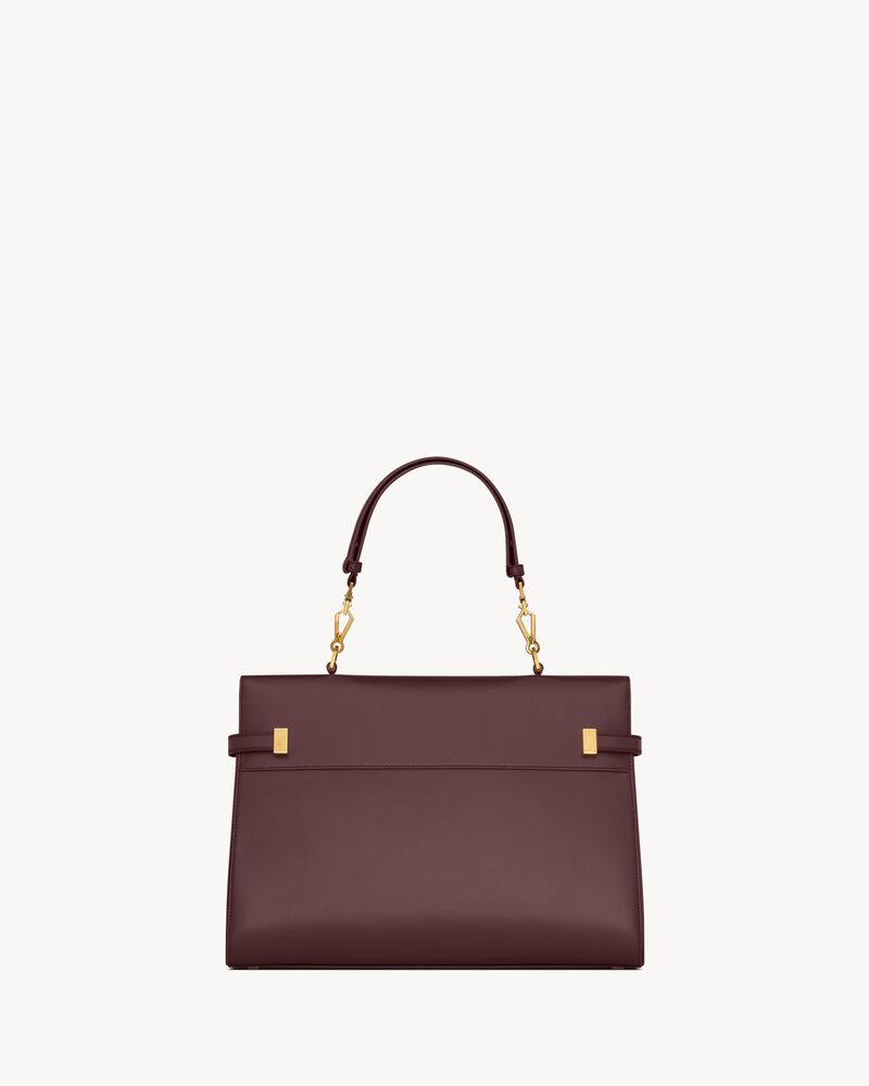 MANHATTAN Top Handle-Tasche aus Box Saint Laurent