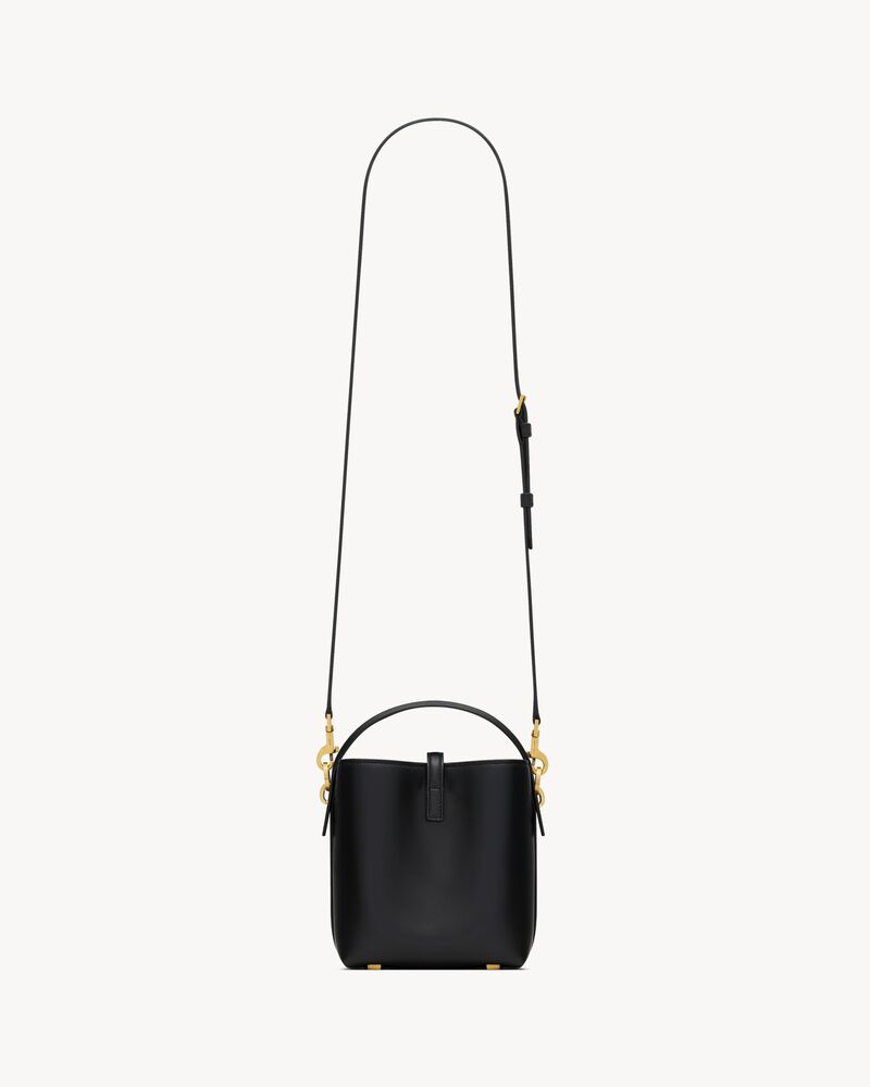 Saint Laurent Le 37 Mini Bag in Shiny Leather - Black