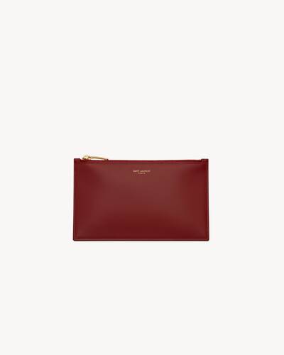 kleine saint laurent paris tasche aus mattem leder