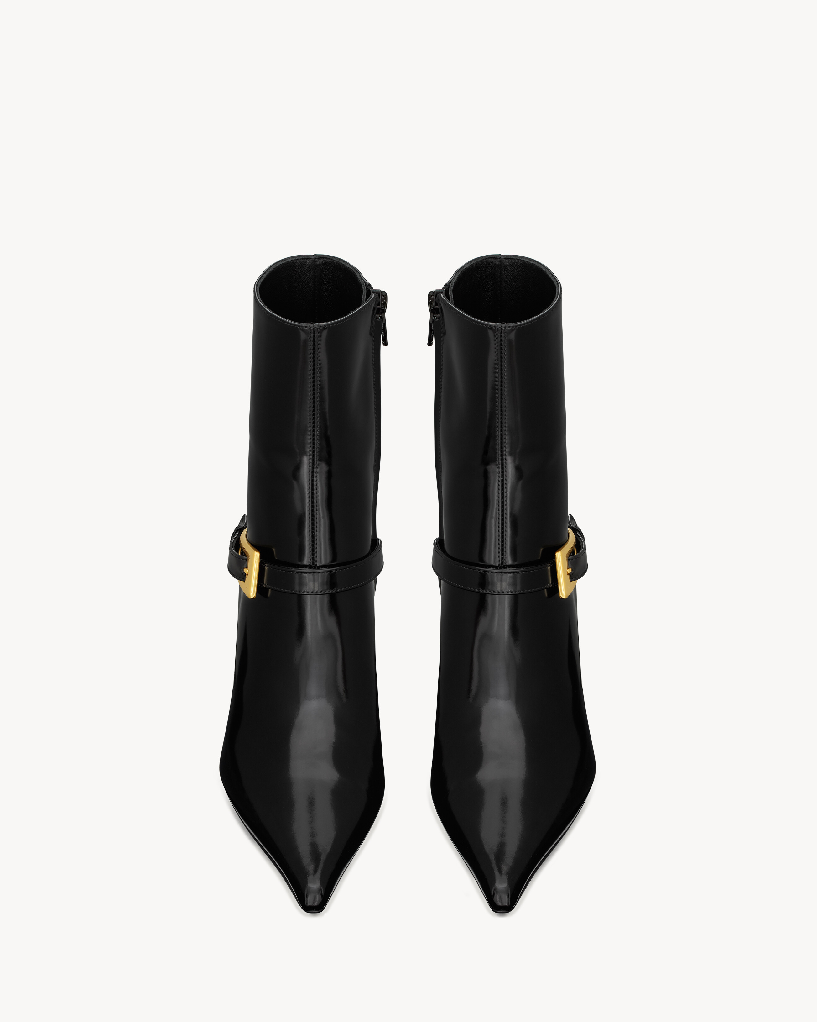 LEE booties in glazed leather