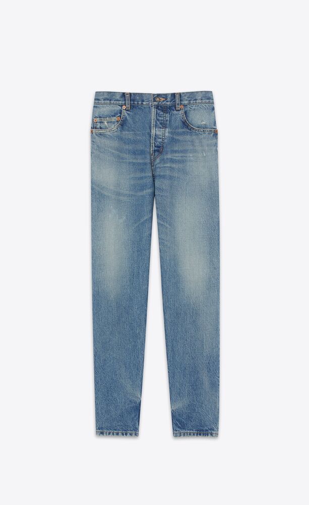 VANESSA jeans in charlotte blue denim | Saint Laurent | YSL.com