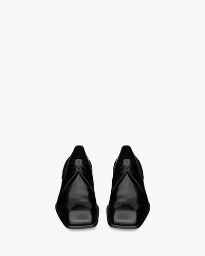 Saint Laurent レギュラーフィットズボン ブラック FW24/25 Thumbnail-800679AACWZ1000_C.