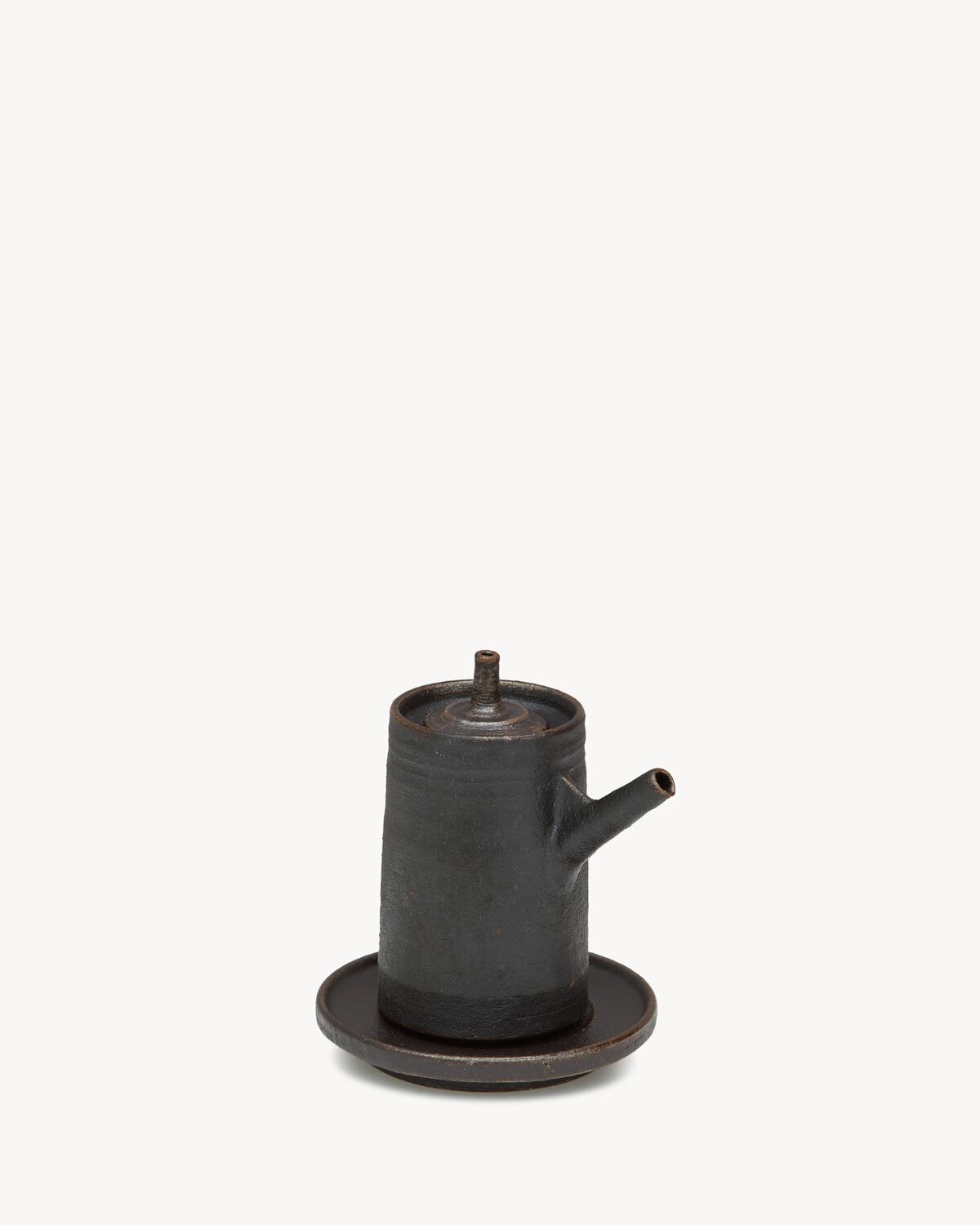 sushi park eri takano soya sauce bottle and saucer in ceramic