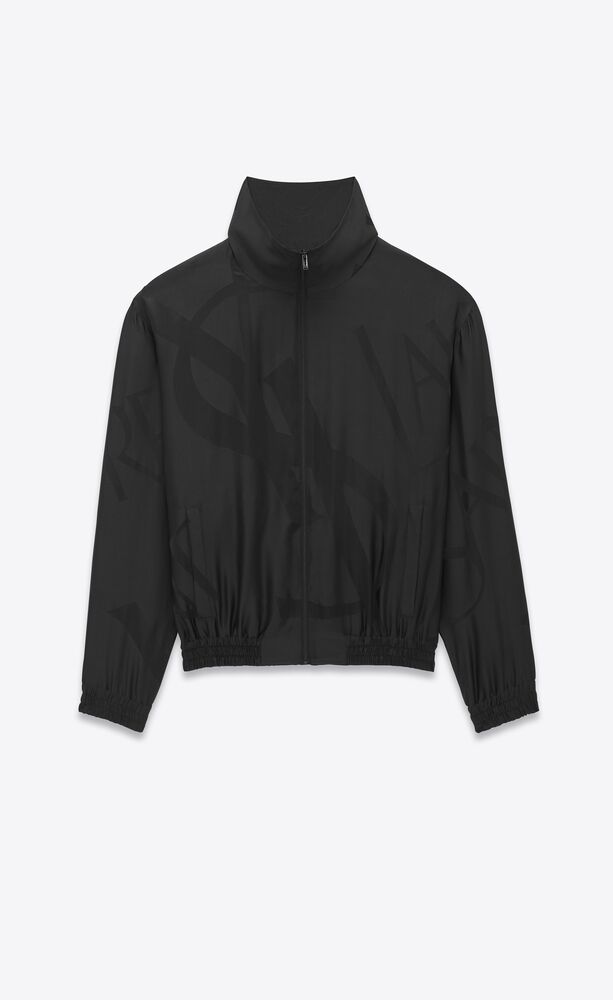 Teddy jacket in oversized CASSANDRE silk twill | Saint Laurent | YSL.com