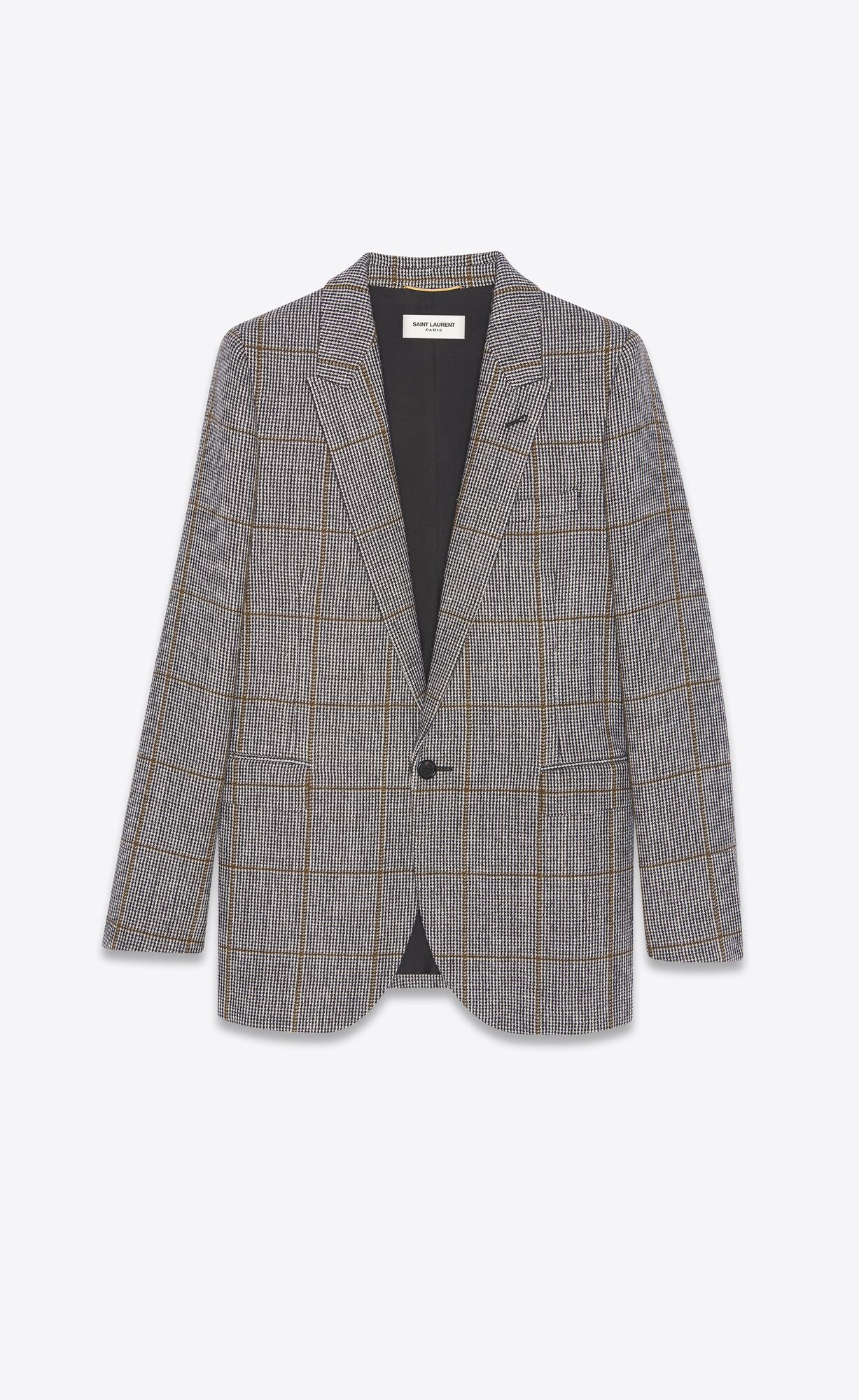 Single-breasted jacket in wool | Saint Laurent United States | YSL.com