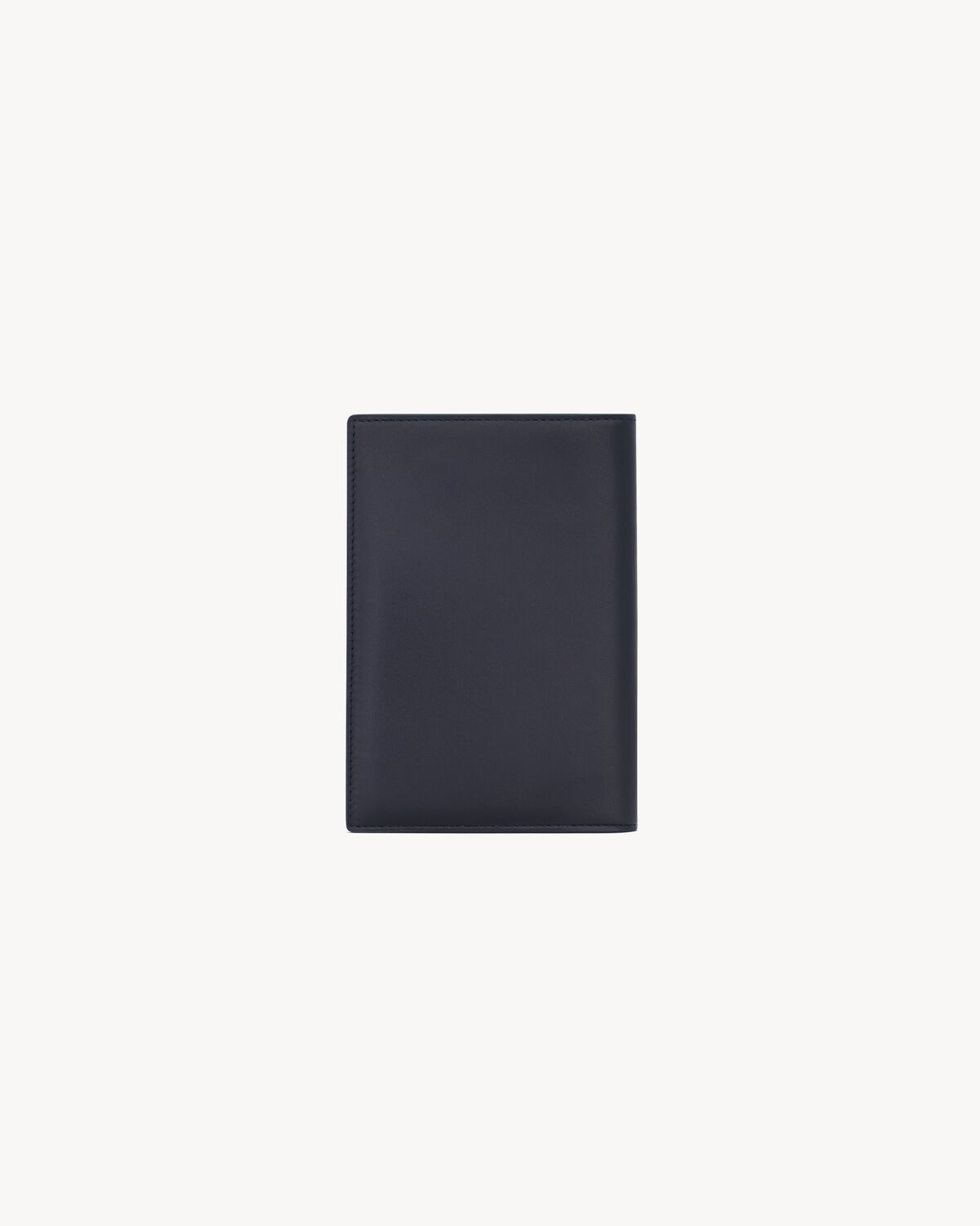 saint laurent paris passport case in smooth leather