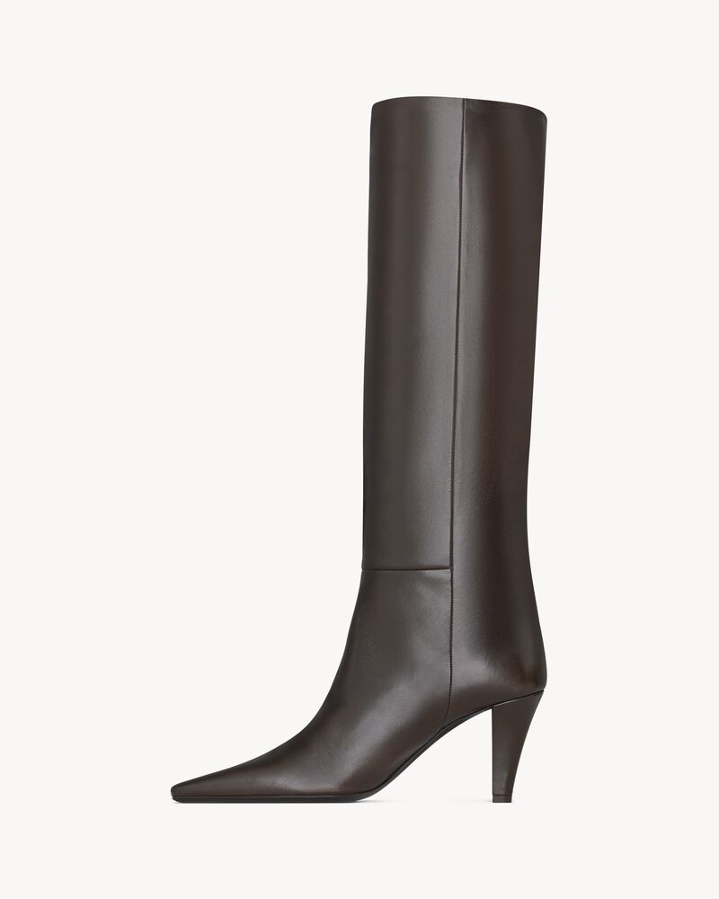 JILL boots in smooth leather