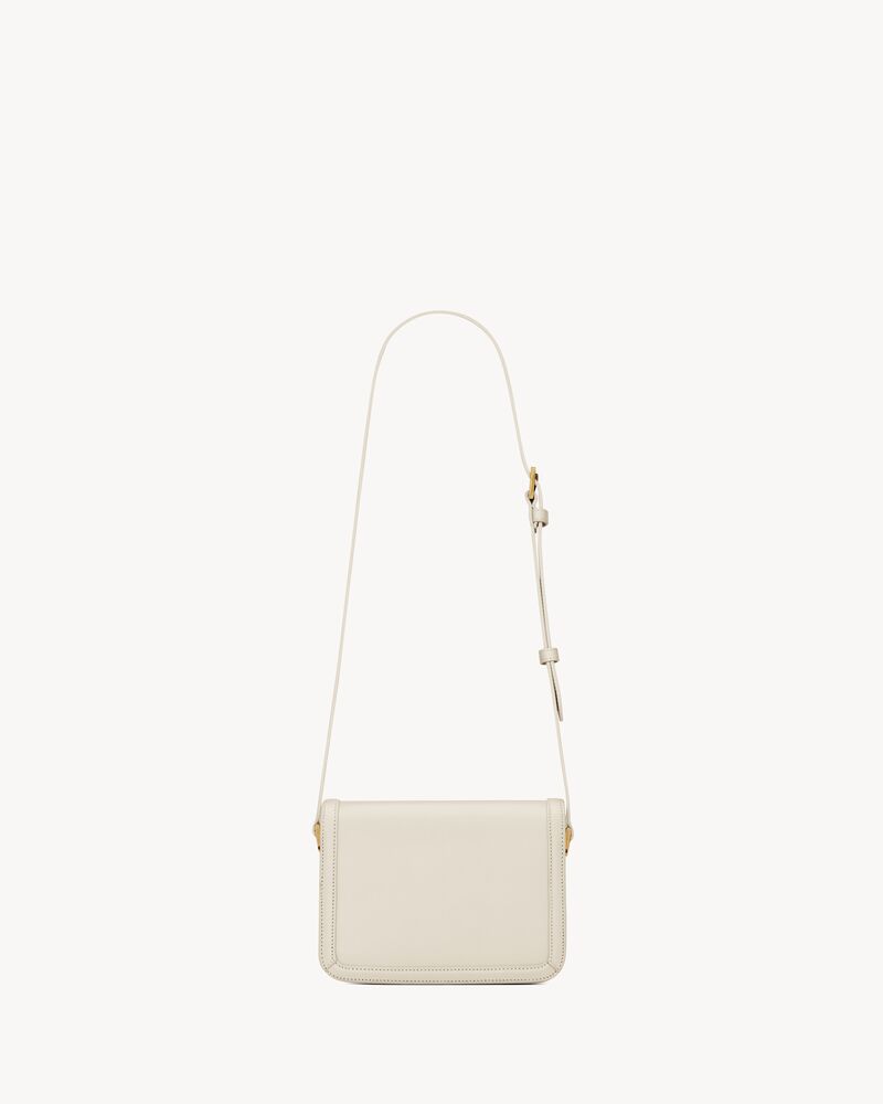 Solferino Small Leather Crossbody Bag in Beige - Saint Laurent