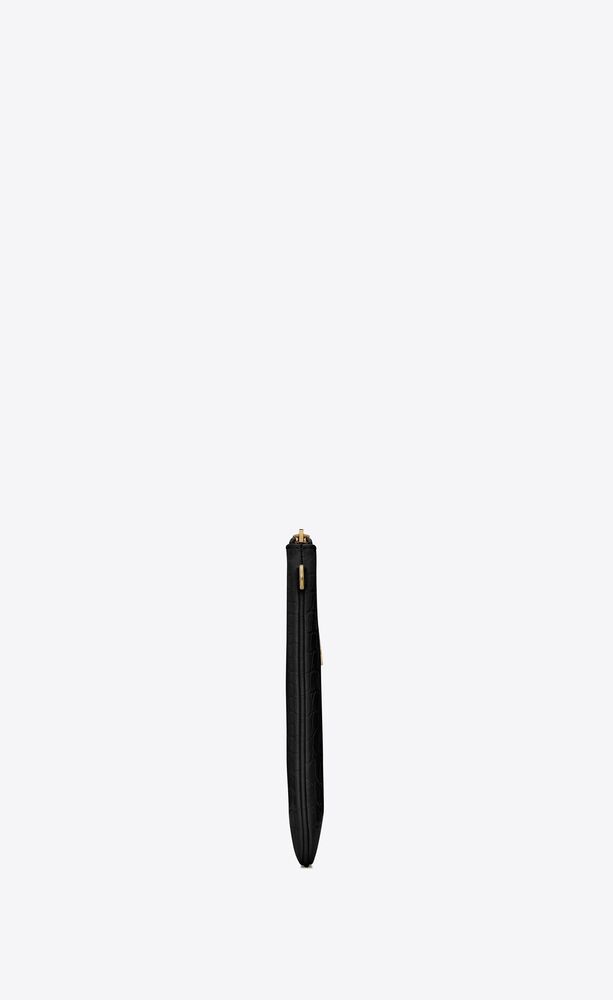 Yves Saint Laurent Pochette Black Leather ref.315400 - Joli Closet