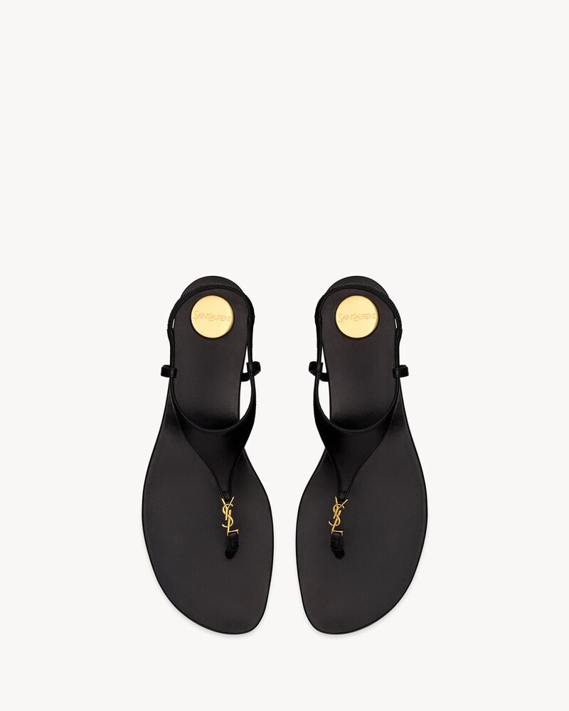 CASSANDRA sandals in smooth leather