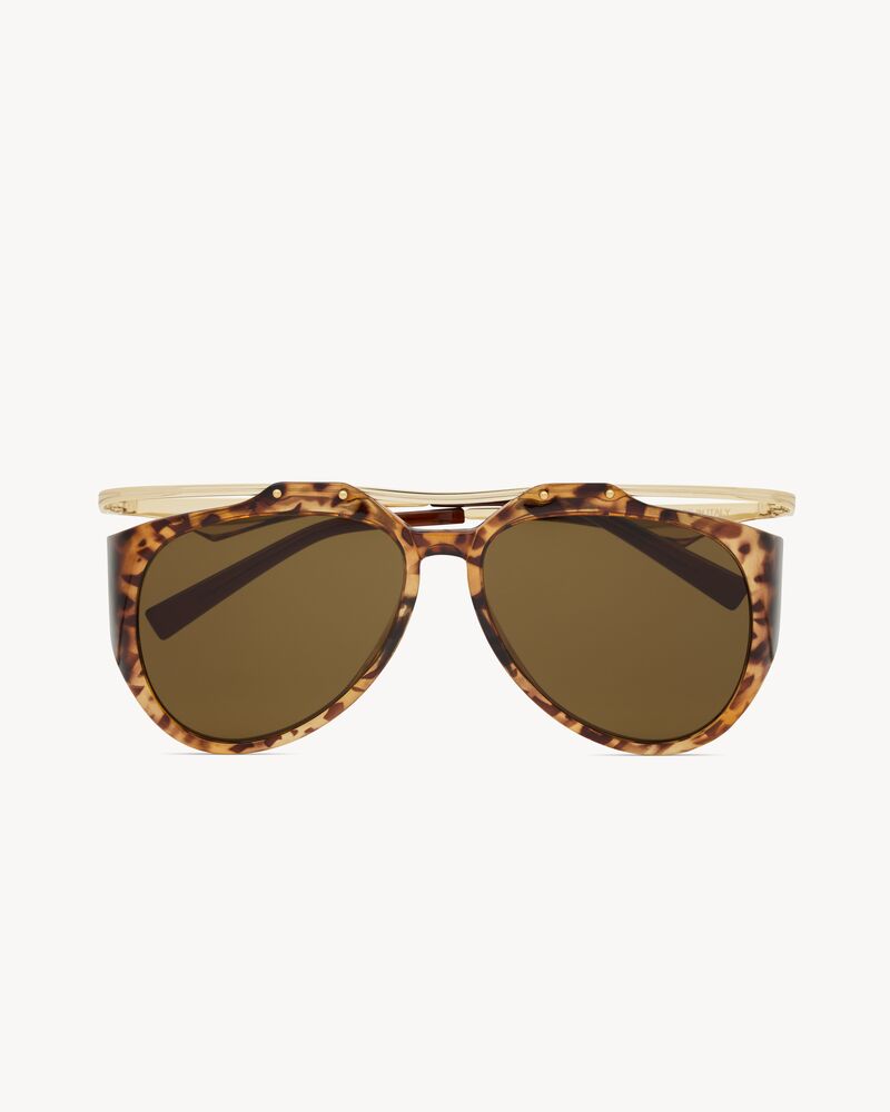 SAINT LAURENT アヒエタ フレム サンクラス SLM137 002 SL M137/F AMELIA | Saint Laurent | YSL JP
