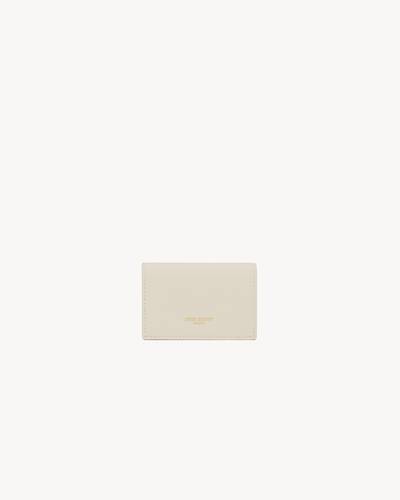 saint laurent paris origami tiny wallet in smooth leather