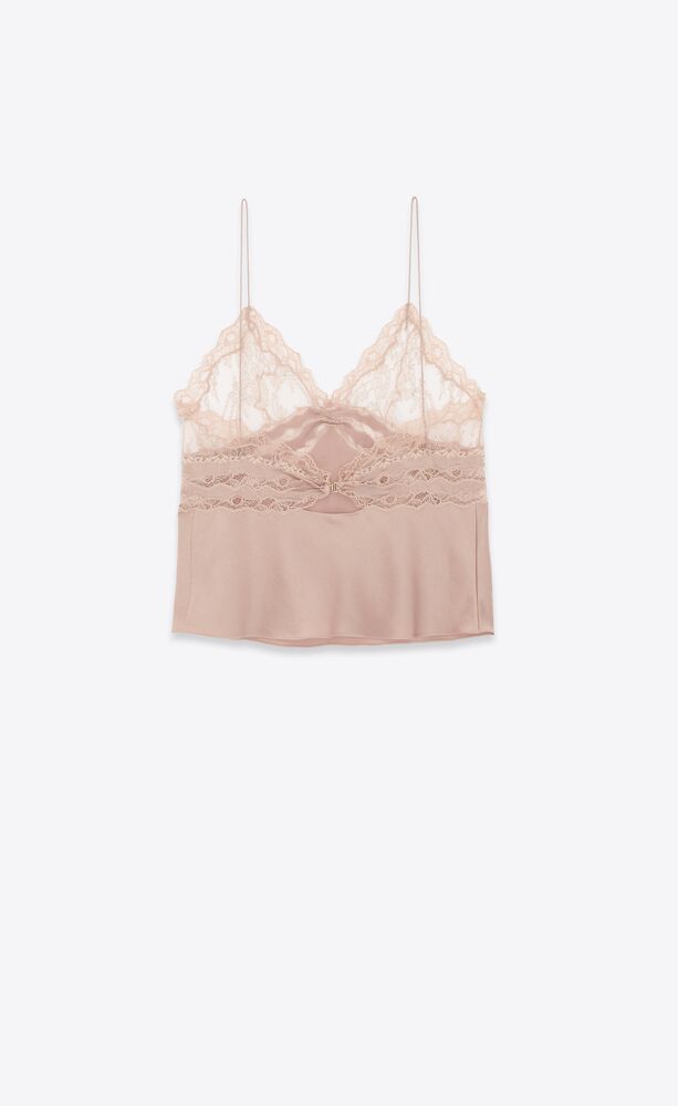 Silk and Lace Bra Top