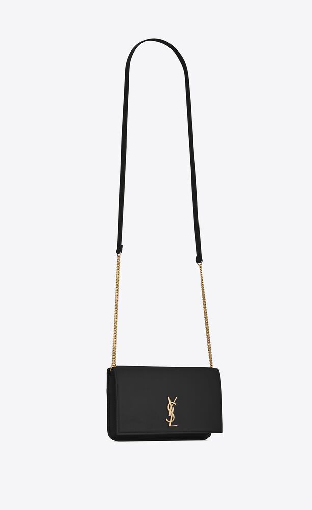 CASSANDRE phone holder with strap in smooth leather | Saint Laurent | YSL.com