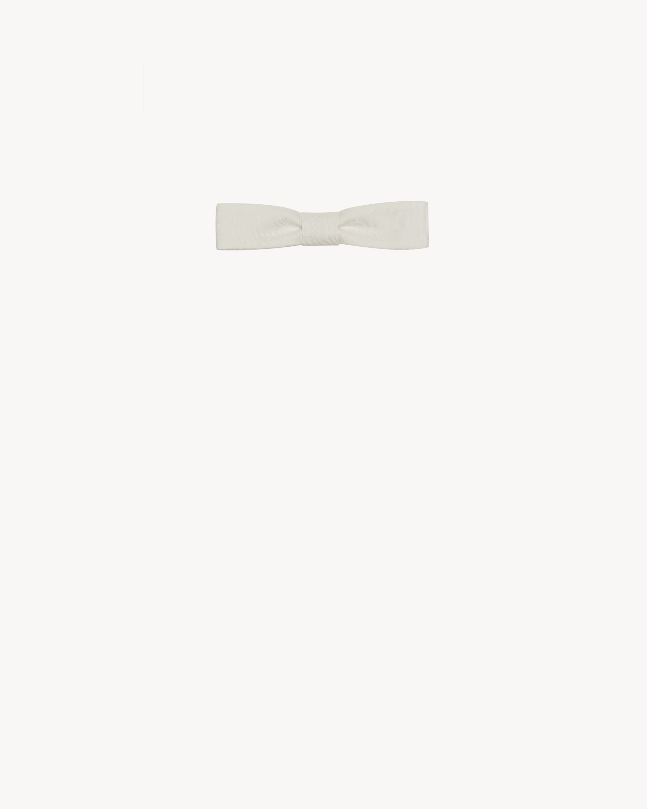 rectangular bow tie in cotton poplin