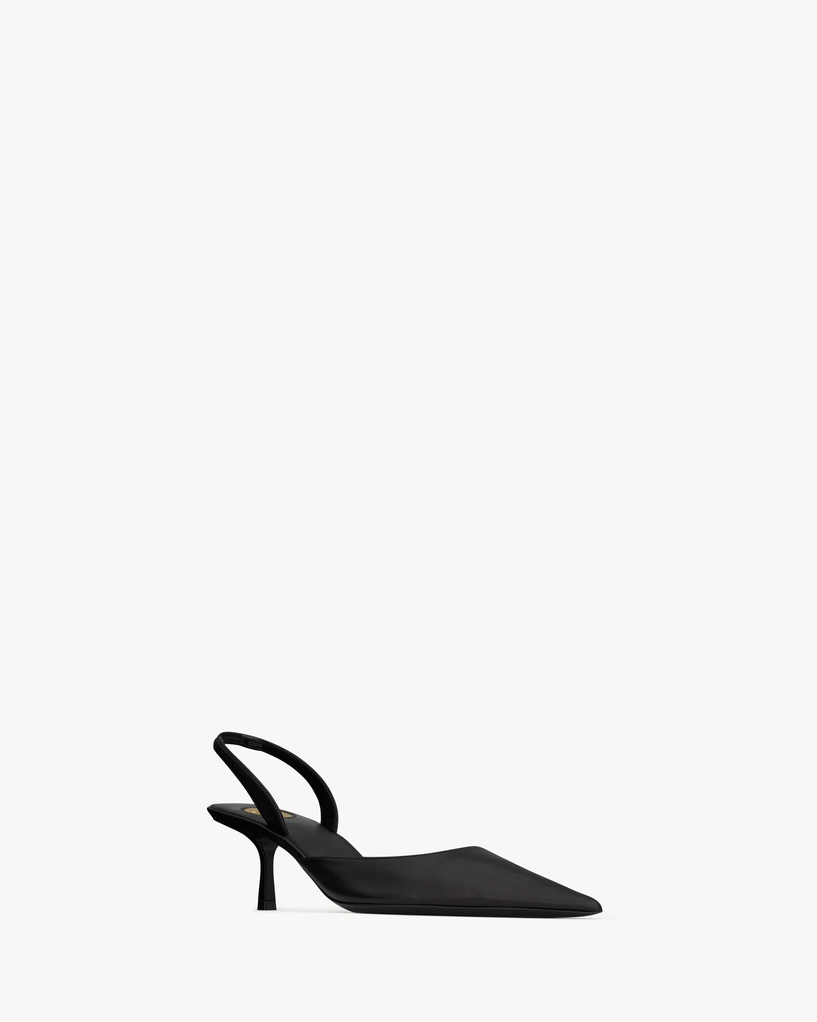 MISTY slingback pumps in smooth leather