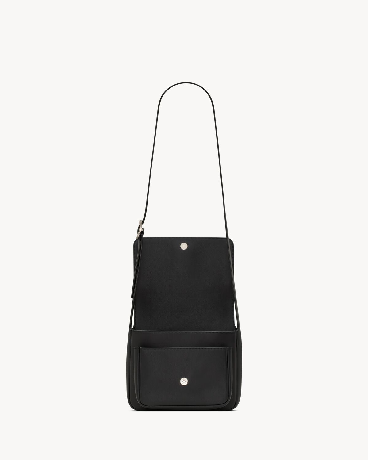 saint laurent petit sac satchel en cuir lisse