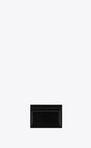 cassandre card case in brushed leather