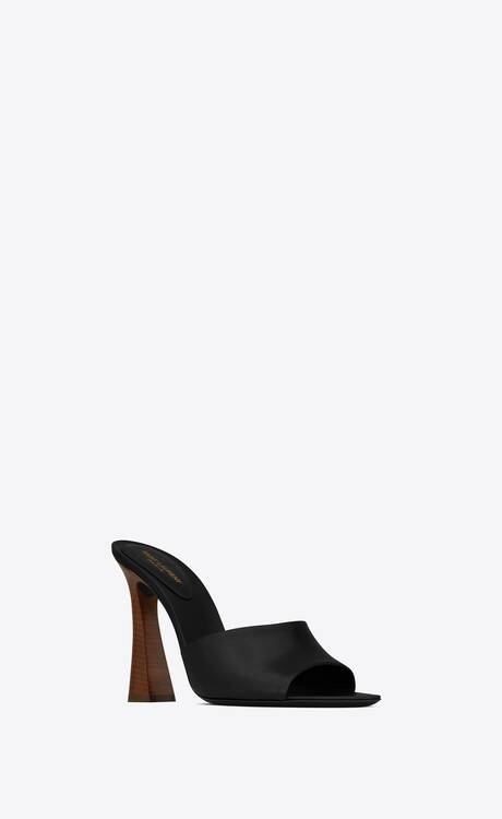 Suite mules in smooth leather | Saint Laurent | YSL.com