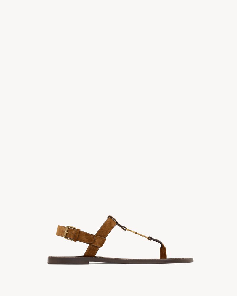 CASSANDRE Sandalen aus Veloursleder