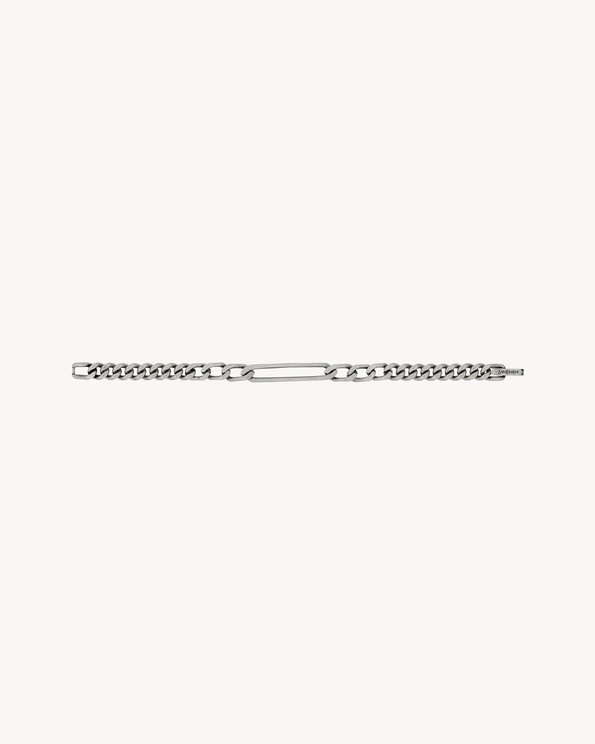 graduated chain bracelet in metal