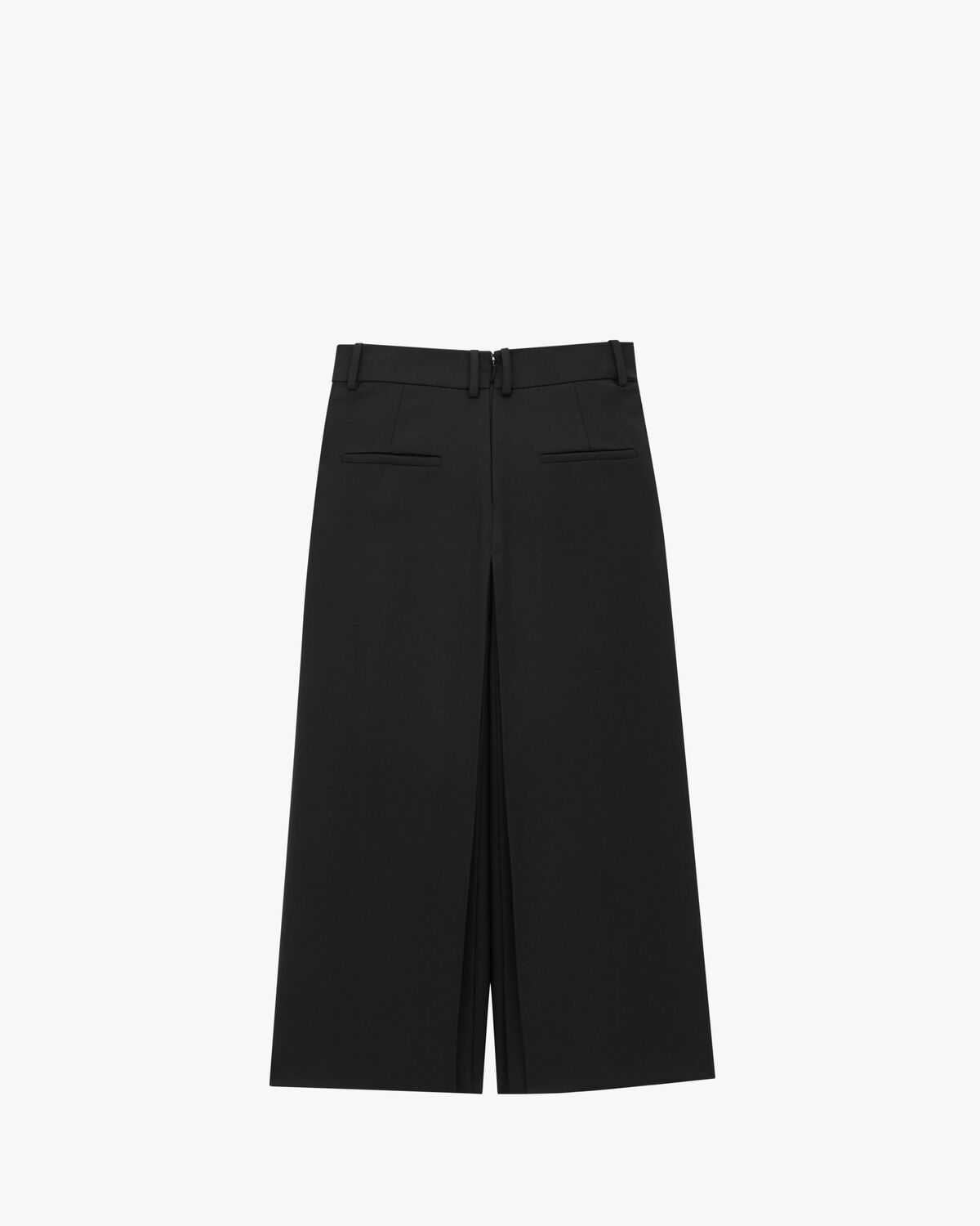 jupe-culotte à carreaux en laine