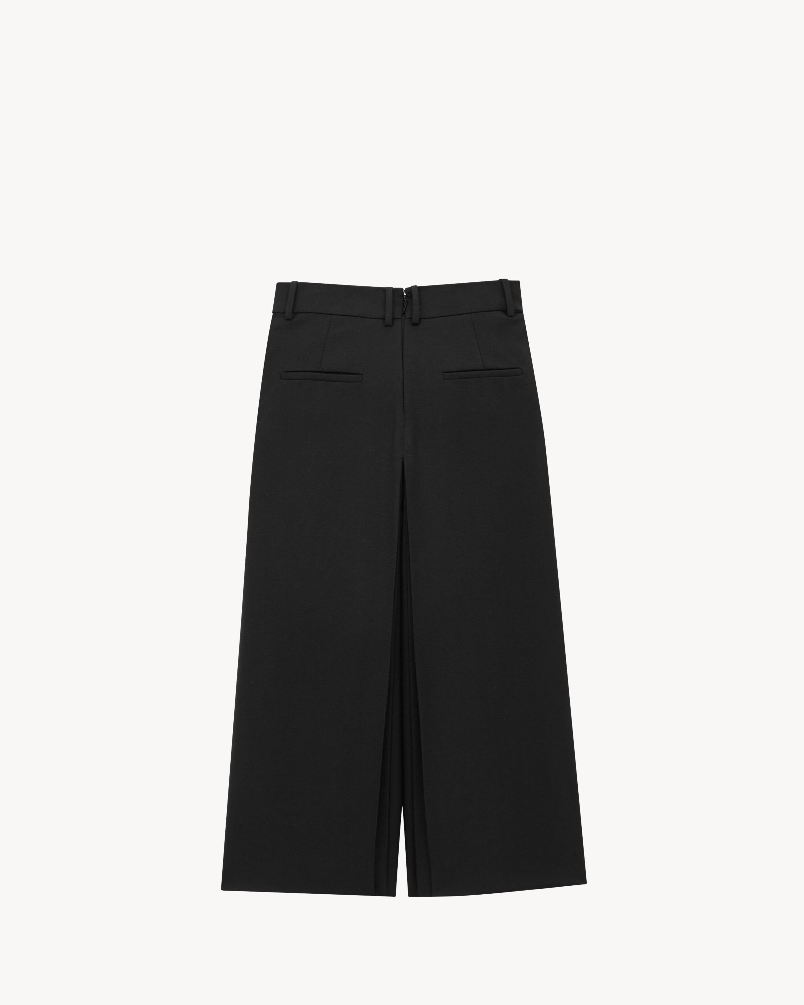 culottes in wool check