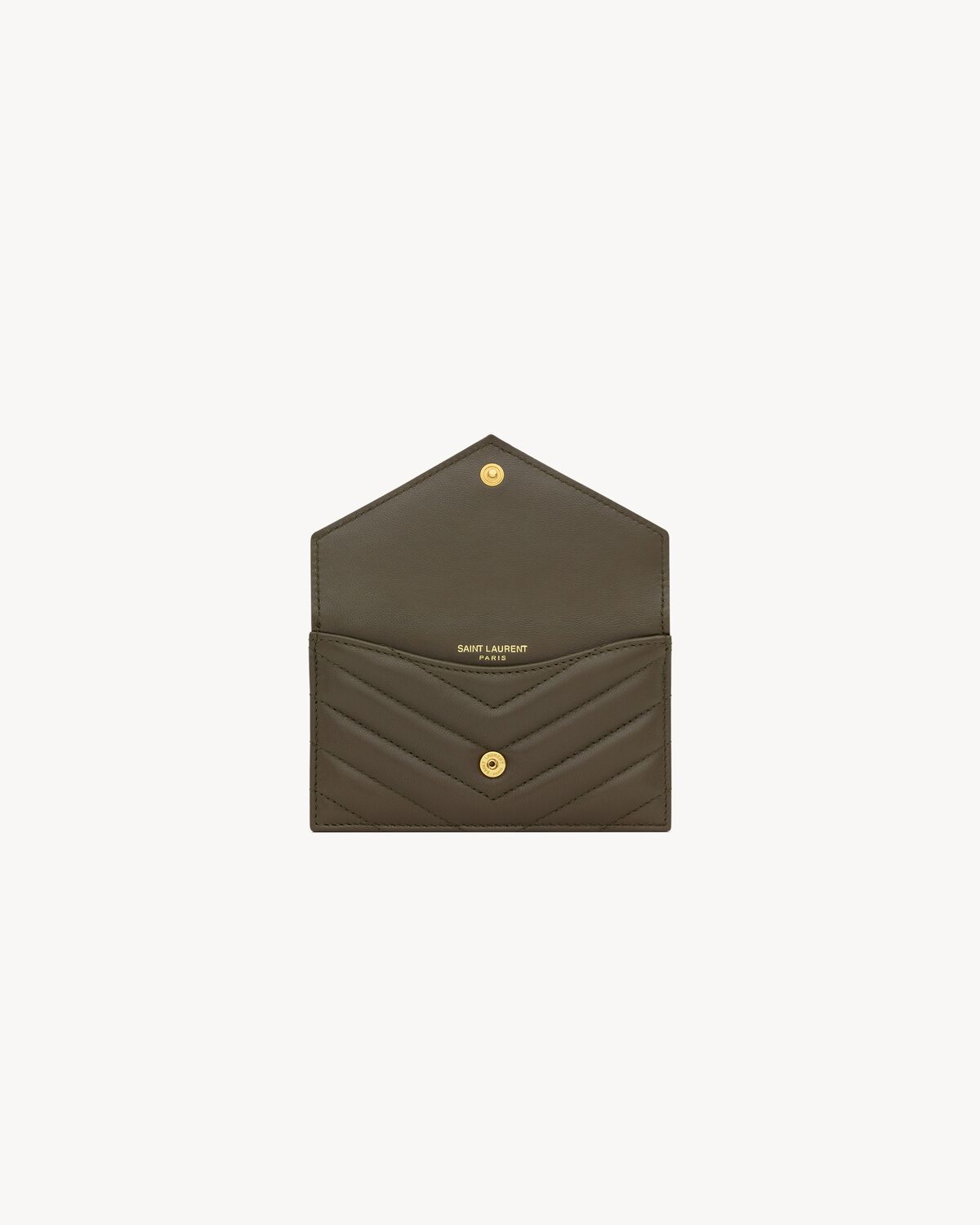 생로랑 양가죽 카산드라 마테라쎄 프래그먼트 플랩 카드 케이스 612808AAA443212