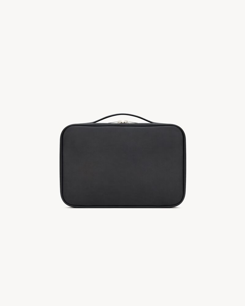 SAINT LAURENT PARIS sac vanity en cuir