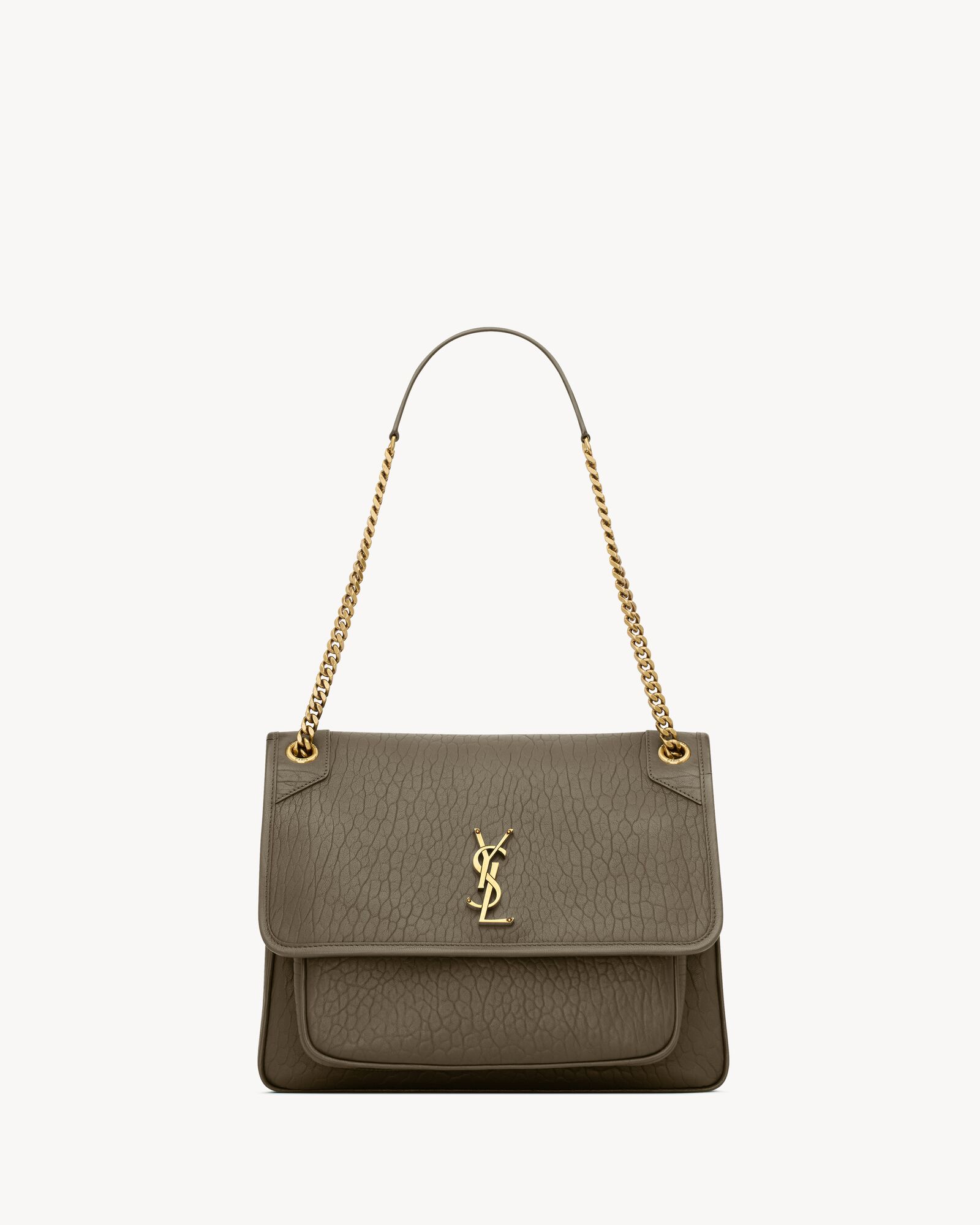 GroBe NIKI aus genarbtem Lammleder Saint Laurent YSL