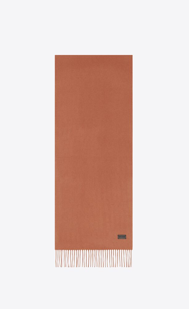 signature scarf in cashmere jacquard