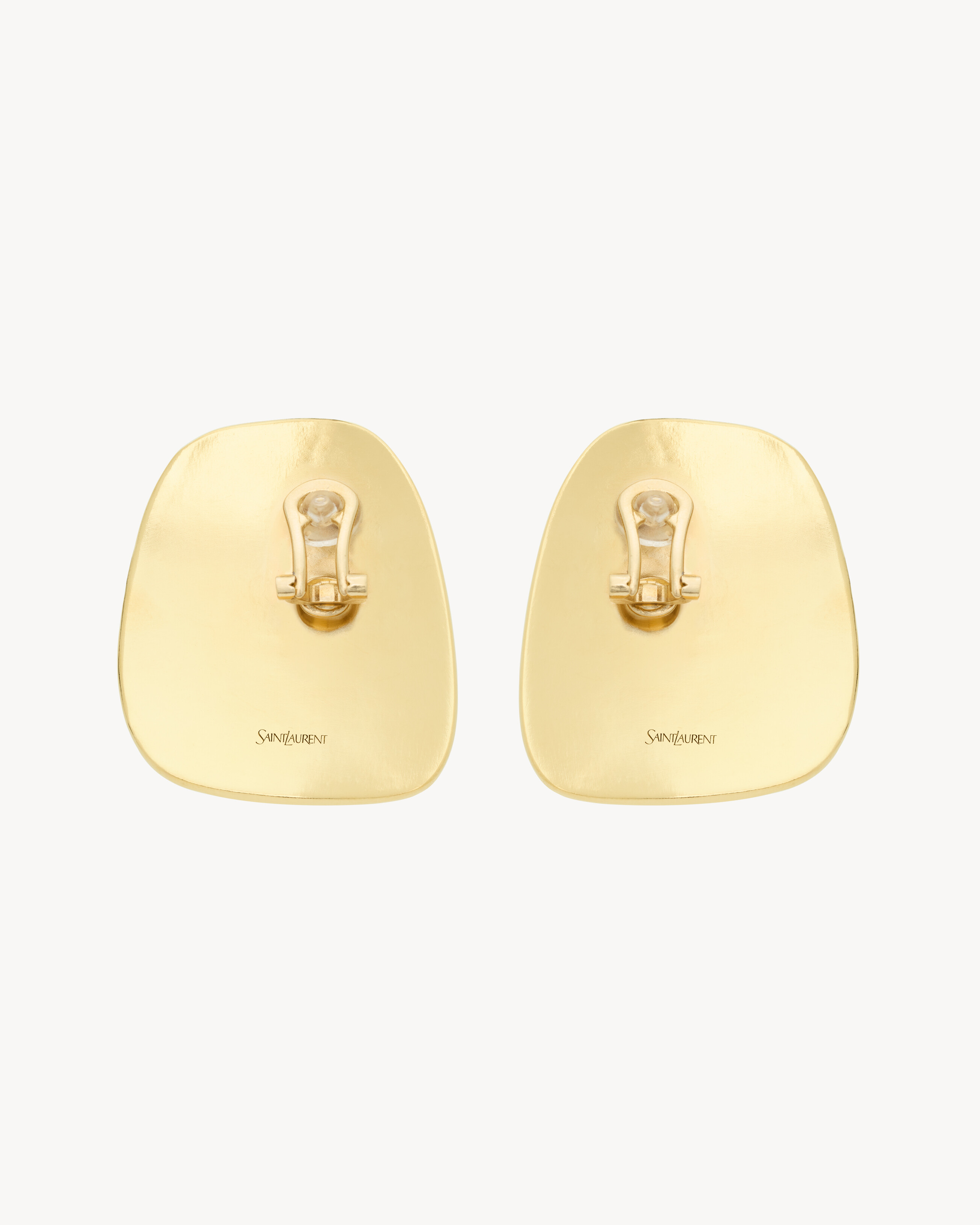 Pendientes de resina y metal con cabujón