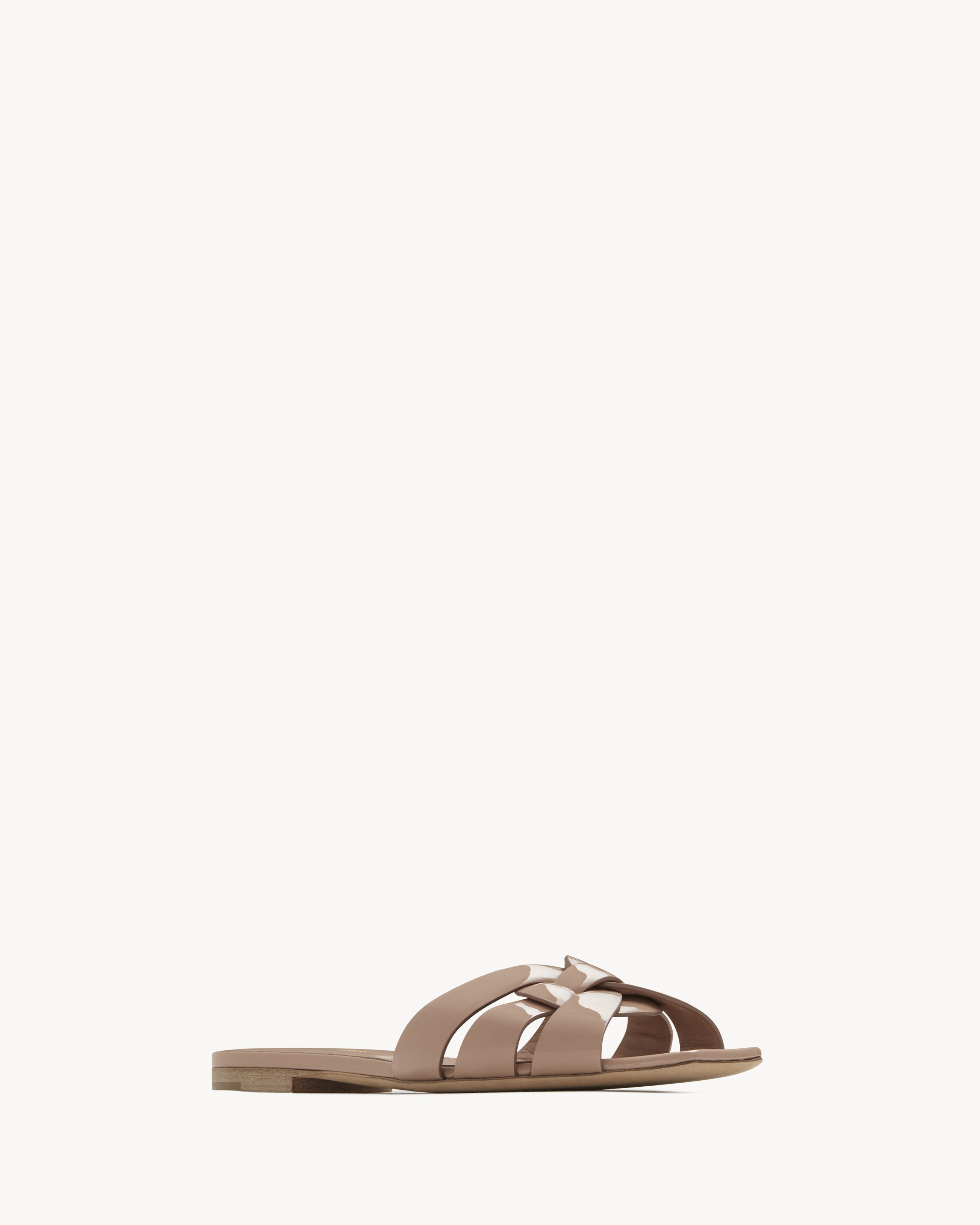 Sandalias planas Tribute de charol