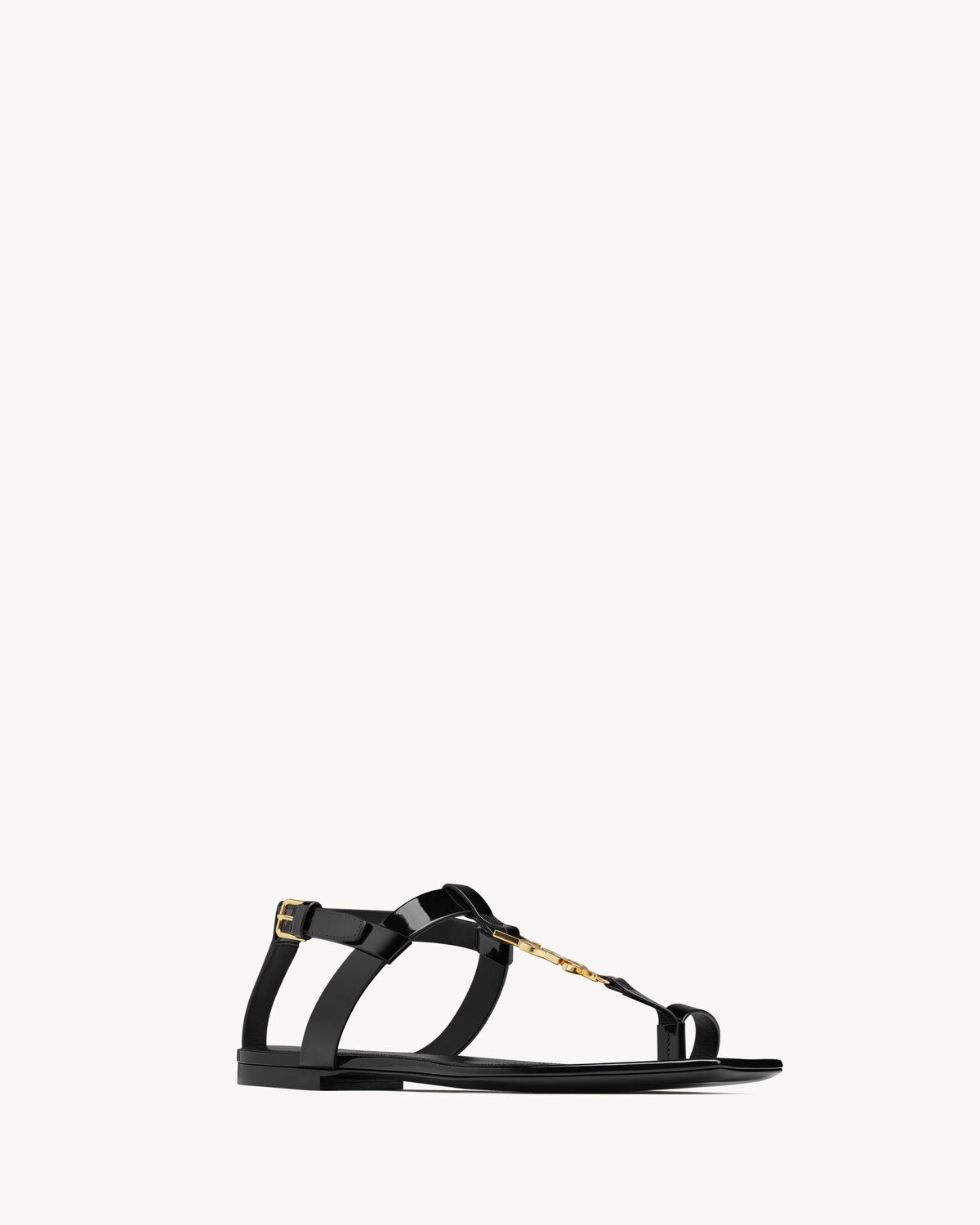 Cassandra sandals in patent leather