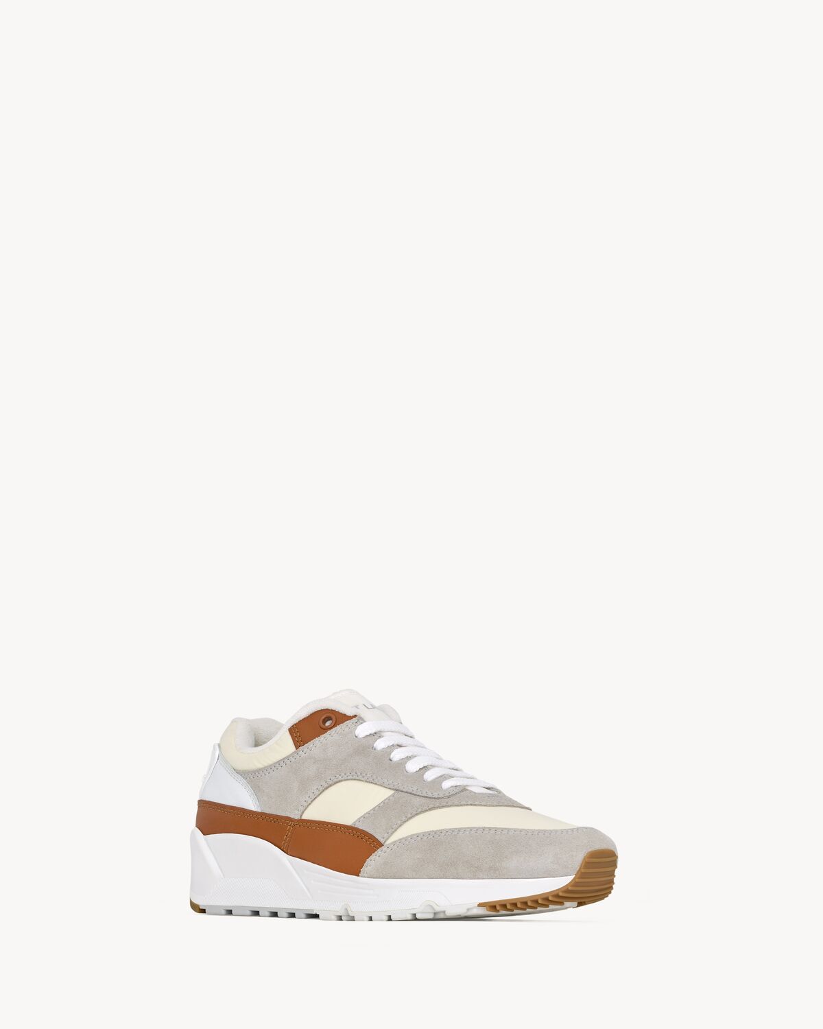 생로랑 나일론, 스웨이드, 가죽 범프 스니커즈 776270AAC669098