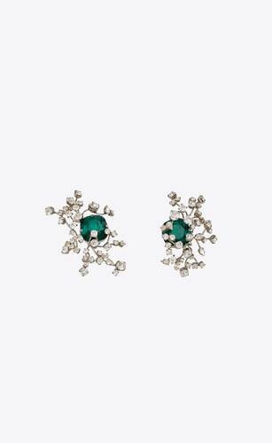 constellation earrings in crystal and metal