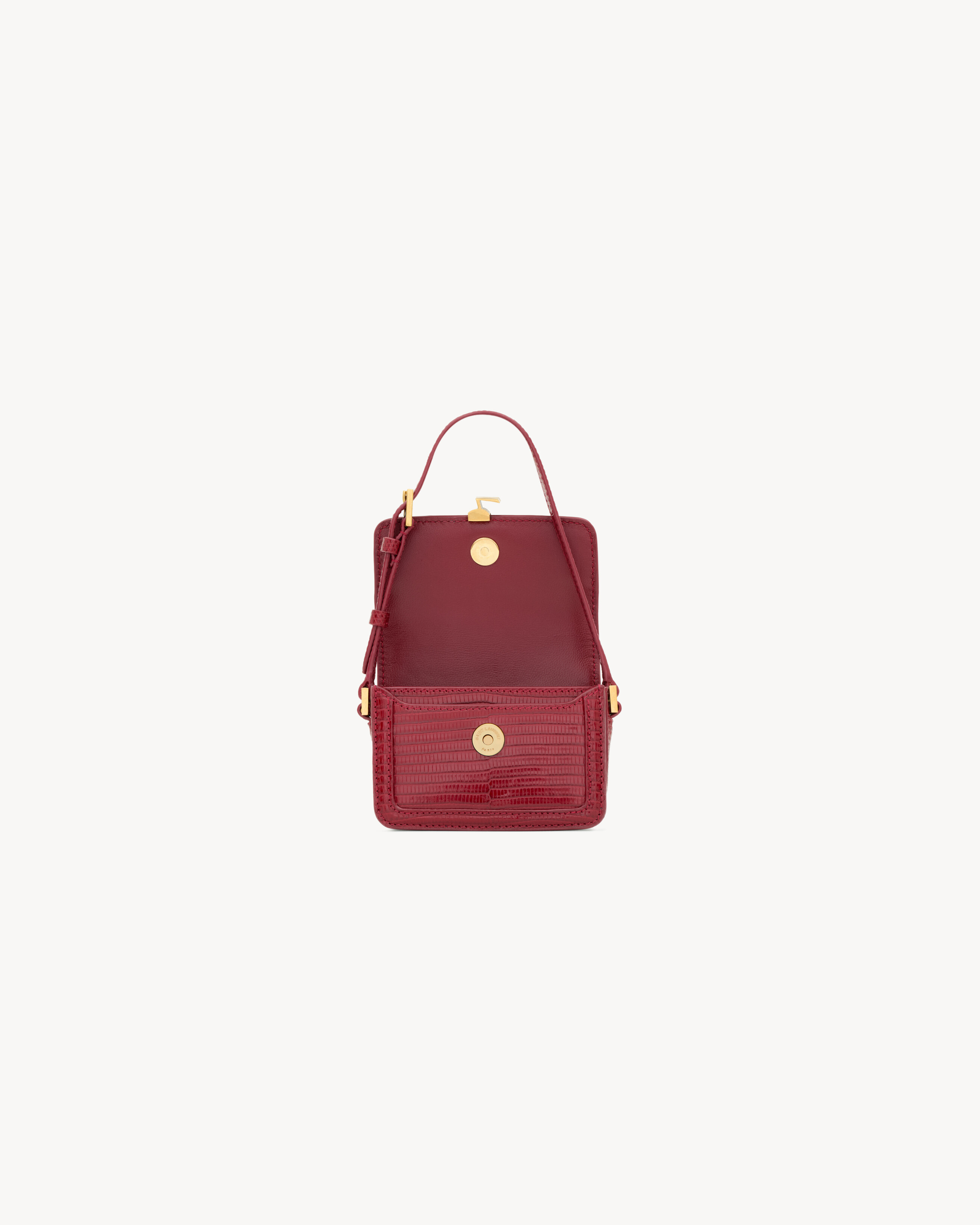 SOLFERINO micro bag in lizard