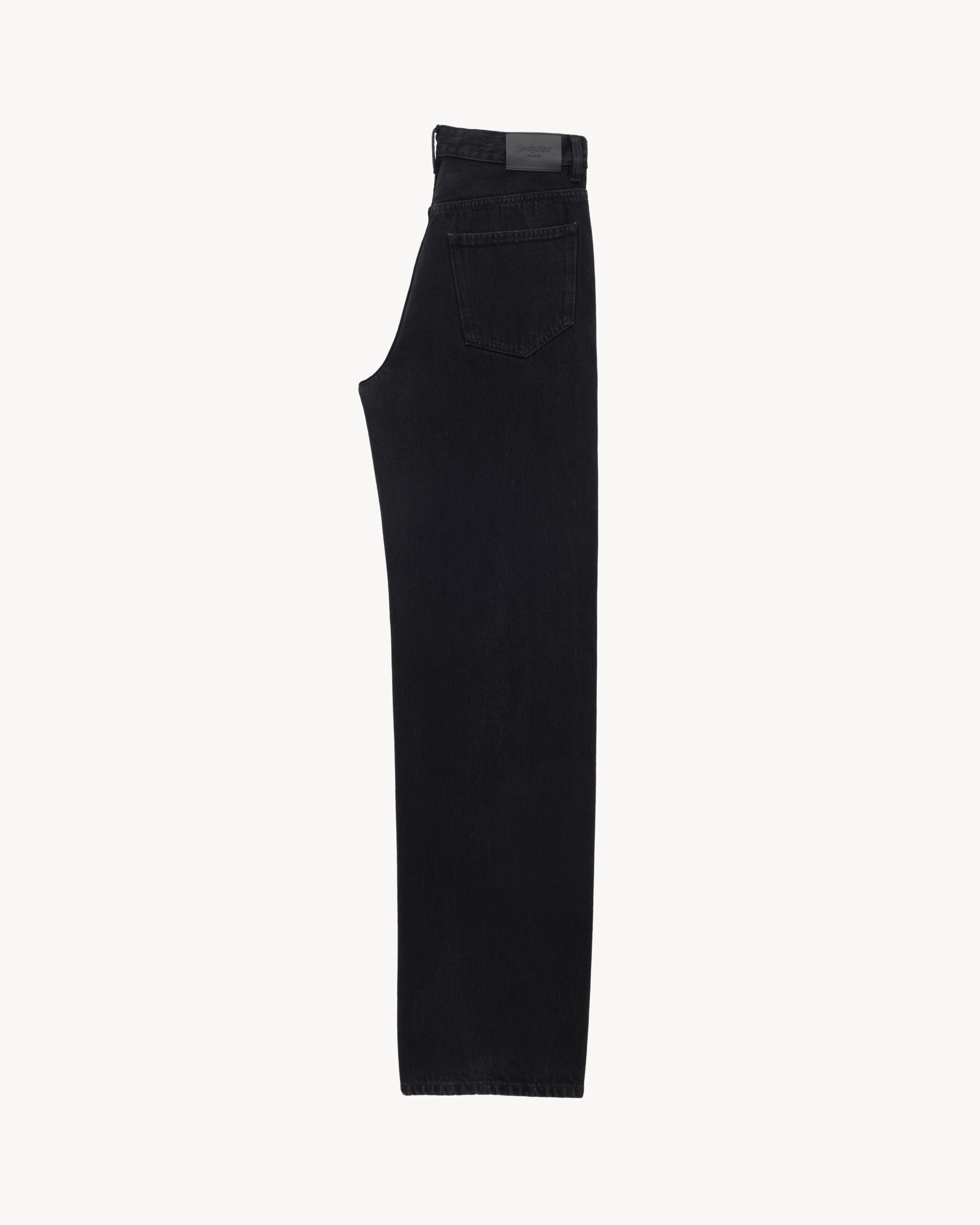 baggy jeans in carbon black denim