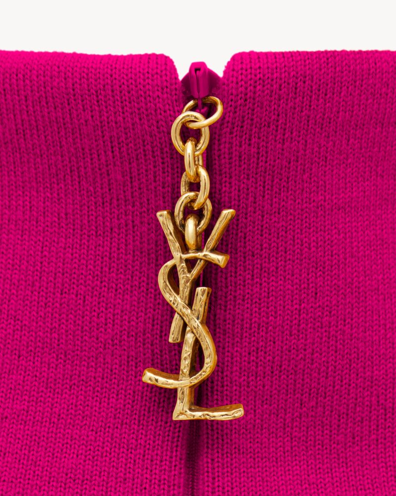 boxy dress in double-face knit