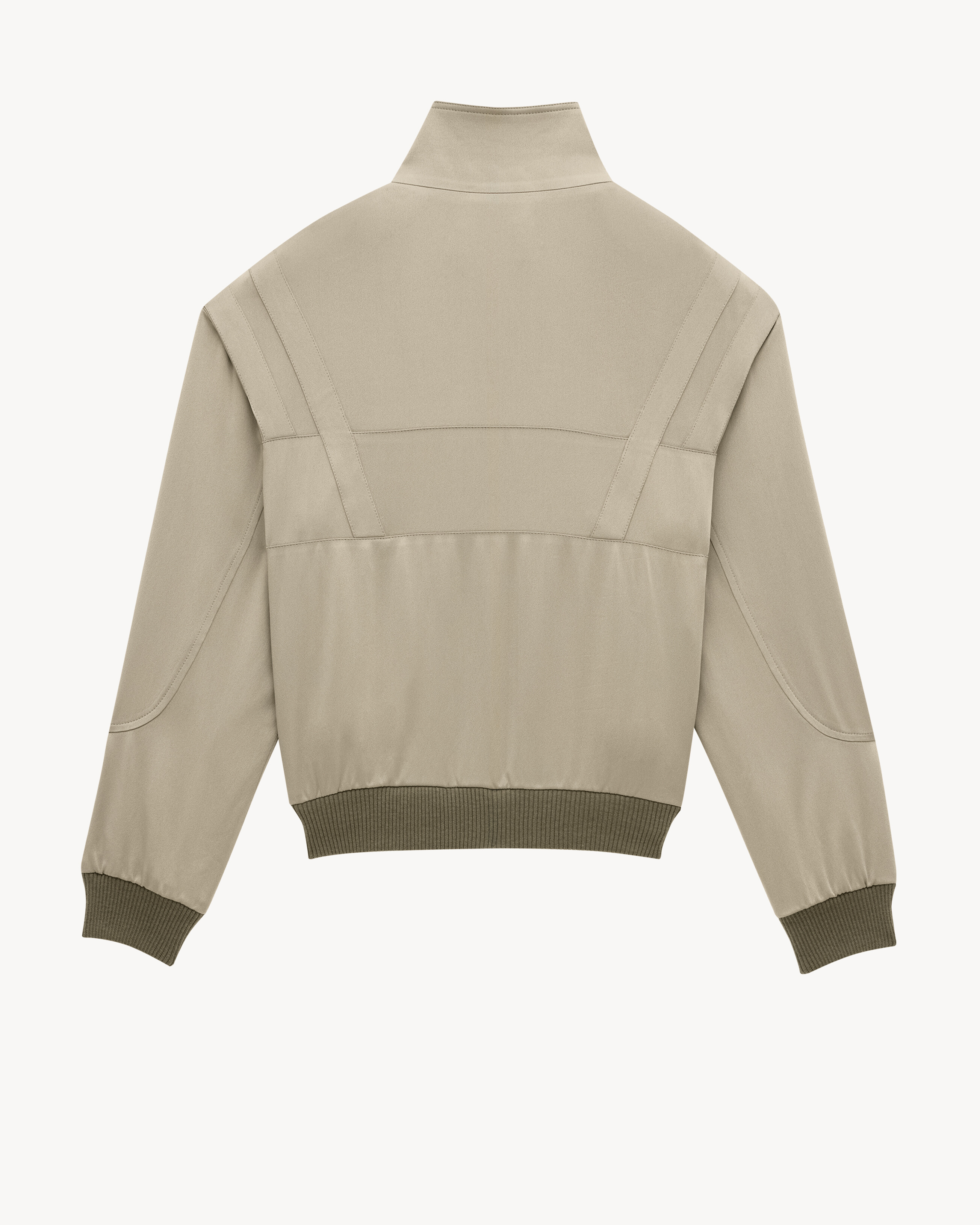 Saint Laurent blouson in Satin