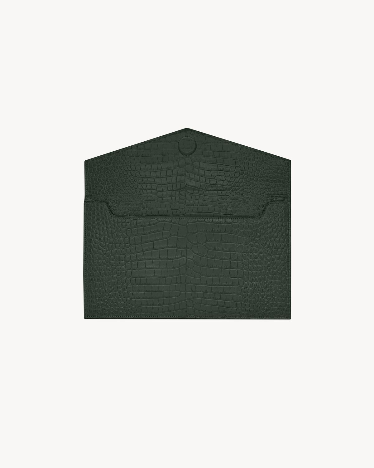 생로랑 크로커다일 엠보싱 샤인 가죽 업타운 파우치 565739DND0J3144